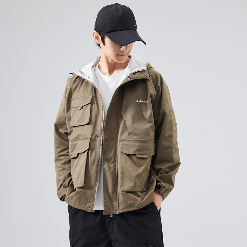 Men's Jackets ABOORUN Men Casual Cargo Multi Pockets Techwear Coats High Quality Windbreaker Outerwear For Male, Picture shown
Men's Jackets ABOORUN Men Casual Cargo Multi Pockets Techwear Coats High Quality Windbreaker Outerwear For Male, Picture shown
