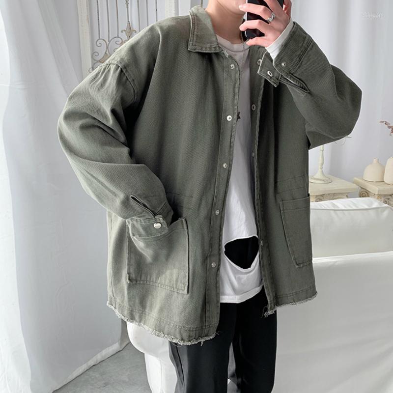 Men's Jackets E BOY Men Solid Turn-down Collar Pockets Single Buttons Fashion Spring Korean Style All-match Streetwear Handsome Chic, Black
Men's Jackets E BOY Men Solid Turn-down Collar Pockets Single Buttons Fashion Spring Korean Style All-match Streetwear Handsome Chic, Black