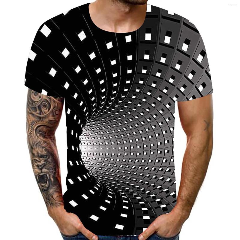 Men's T Shirts Summer Fashion Colorful 3D Printing Short Sleeve T-Shirt Casual Round Neck Fun Rotating Pattern Street Clot, Black
Men's T Shirts Summer Fashion Colorful 3D Printing Short Sleeve T-Shirt Casual Round Neck Fun Rotating Pattern Street Clot, Black