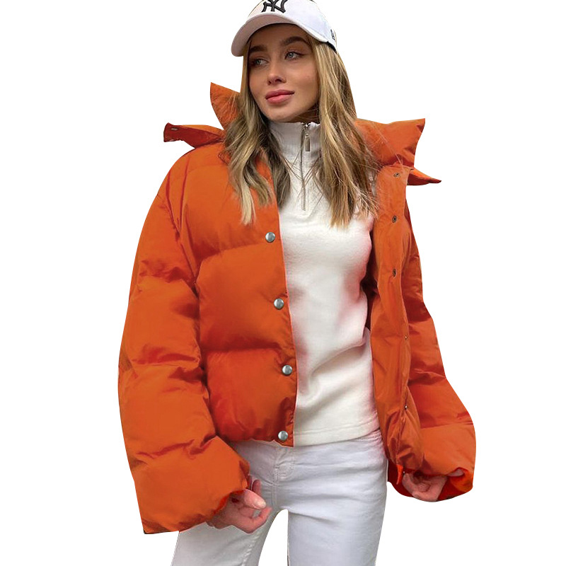 Designer downs autumn and winter short section of breeching hooded long sleeve 100 match thick cotton-padded coat coat female, Black
Designer downs autumn and winter short section of breeching hooded long sleeve 100 match thick cotton-padded coat coat female, Black