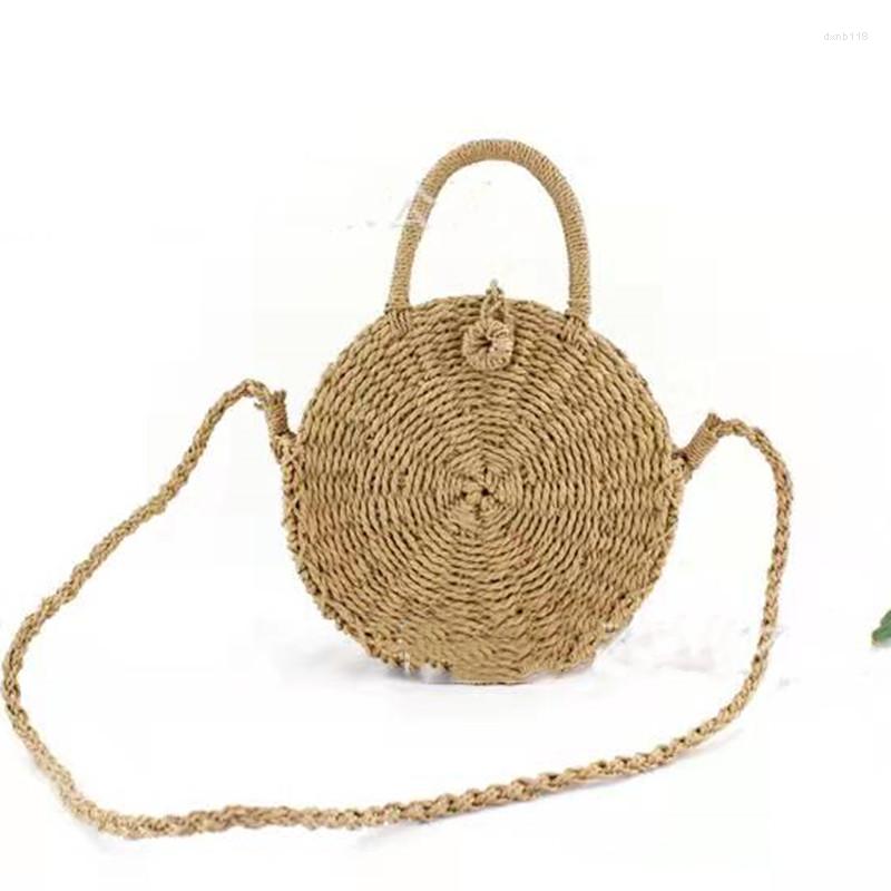 Evening Bags Women's Round Beach Handbag In Spring And Summer Fashionable Woven Solid Color Multifunctional Single Shoulder Messenger, 03
Evening Bags Women's Round Beach Handbag In Spring And Summer Fashionable Woven Solid Color Multifunctional Single Shoulder Messenger, 03