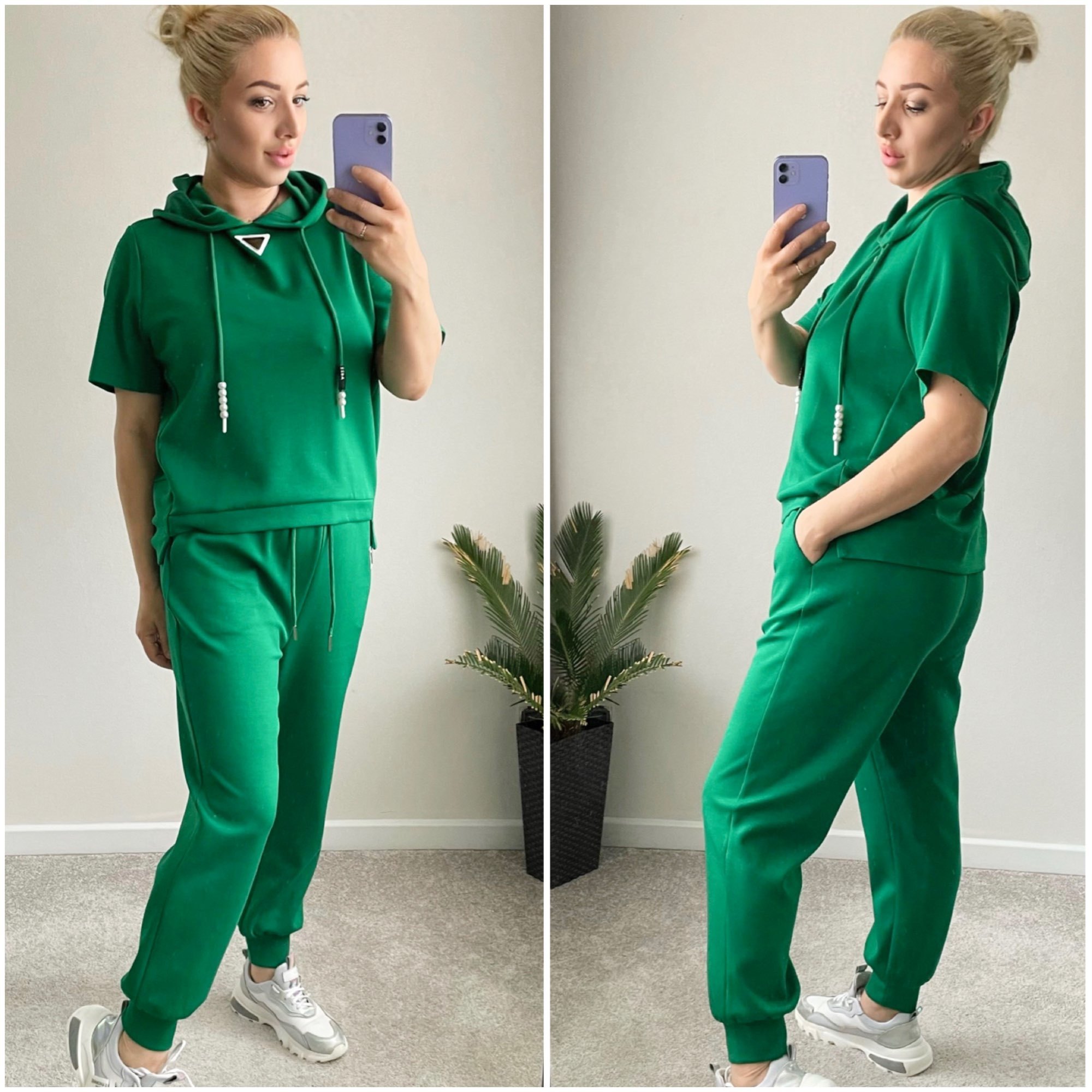 Women's Two Piece Pants Set Of Two Fashion Pieces For Wome Comfortable Stretch Air Cotton Hooded Sweater Casual Pants Sports 2 Piece Sets Womens 