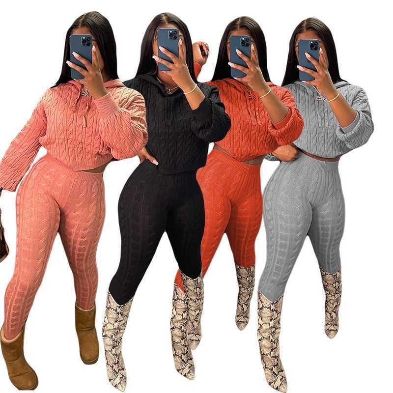 Designer Women Sweater Tracksuits High Elastic Anti Pilling Two Piece Sweater Pants Set Winter 2022, Orange
Designer Women Sweater Tracksuits High Elastic Anti Pilling Two Piece Sweater Pants Set Winter 2022, Orange