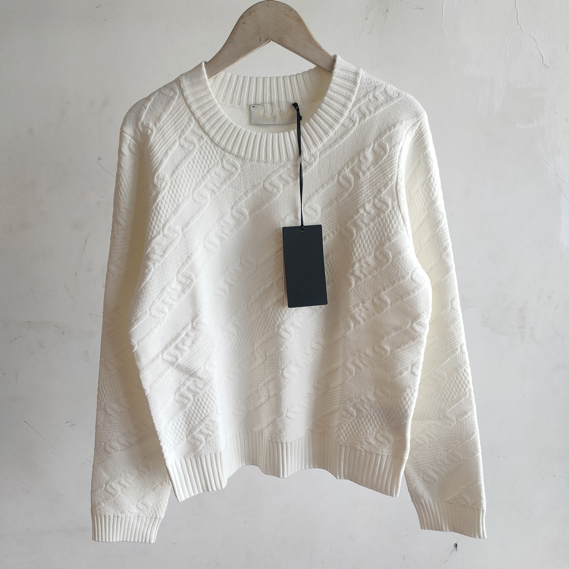 902 2022 Milan Runway Autumn Sweater Long Sleeve Crew Neck Pullover White Fashion Clothes Womens yiduo
902 2022 Milan Runway Autumn Sweater Long Sleeve Crew Neck Pullover White Fashion Clothes Womens yiduo