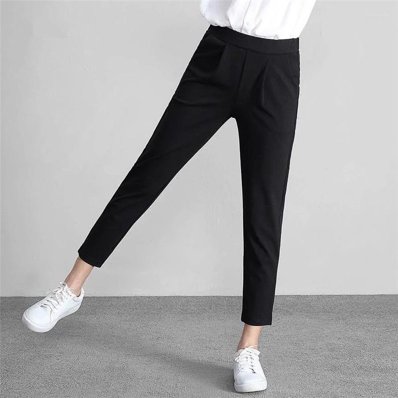 Women's Pants Women' Office Lady Fashion Solid Harem Pencil Pantd High Waist Chiffon Slim Ankle-Length Elastic, Black
Women's Pants Women' Office Lady Fashion Solid Harem Pencil Pantd High Waist Chiffon Slim Ankle-Length Elastic, Black