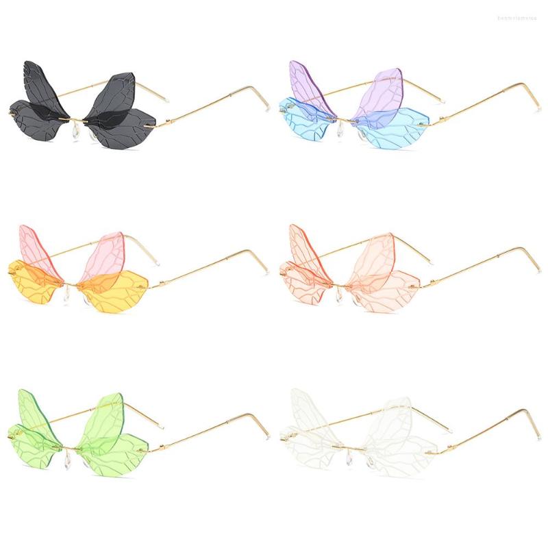 Sunglasses Trendy Rimless Butterfly For Women UV400 Gradient Lens Steampunk Vintage Street Sun Glasses Eyewear
Sunglasses Trendy Rimless Butterfly For Women UV400 Gradient Lens Steampunk Vintage Street Sun Glasses Eyewear