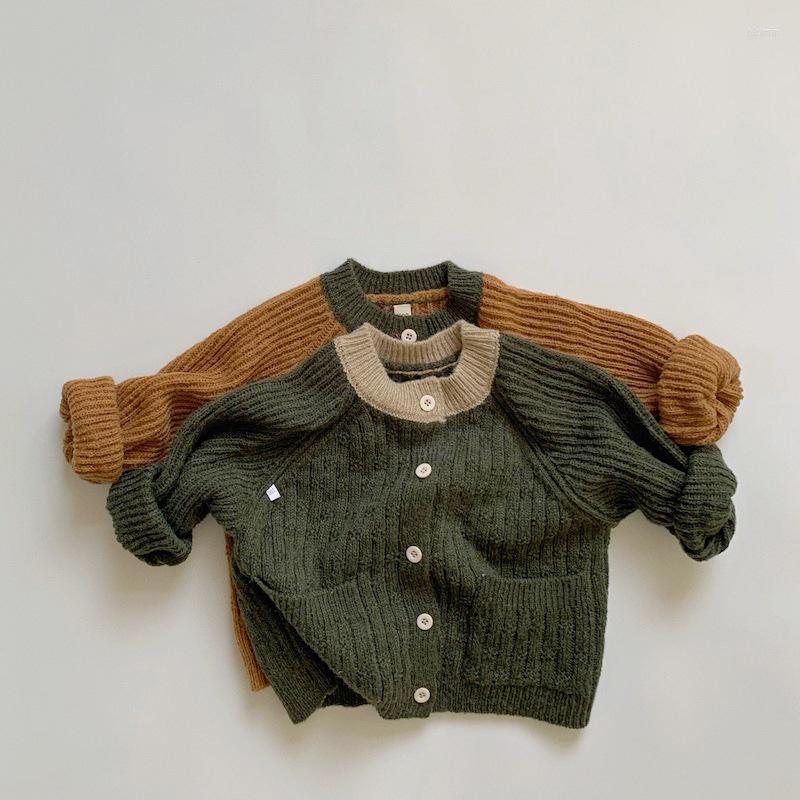 Jackets Korean Children's Clothing Kids Boys Girls Cardigan Sweaters Contrast Sweater Jacket Knitted Clothes Coat Top, Green
Jackets Korean Children's Clothing Kids Boys Girls Cardigan Sweaters Contrast Sweater Jacket Knitted Clothes Coat Top, Green
