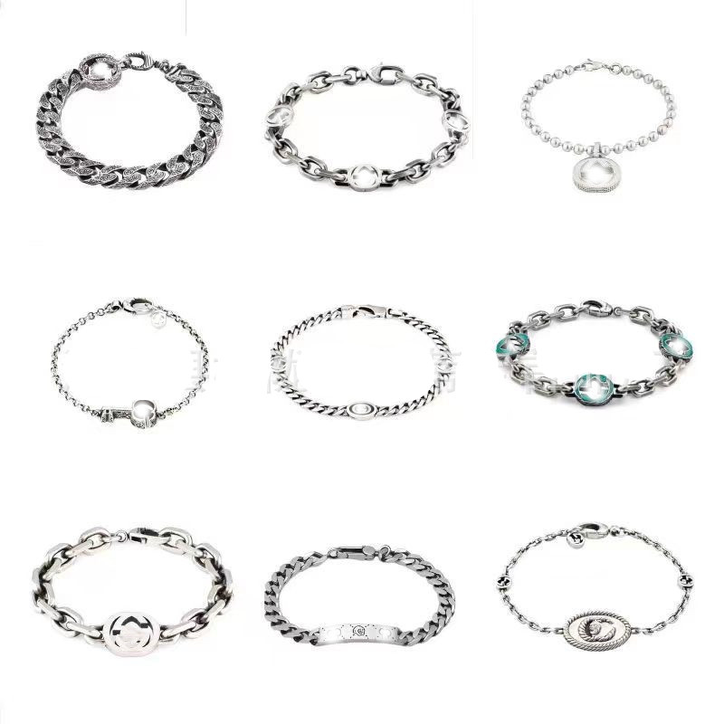 925 Silver Cuban Chain Enamel Bracelets Designer Jewelry Couple Classic Bracelet women Gift
925 Silver Cuban Chain Enamel Bracelets Designer Jewelry Couple Classic Bracelet women Gift