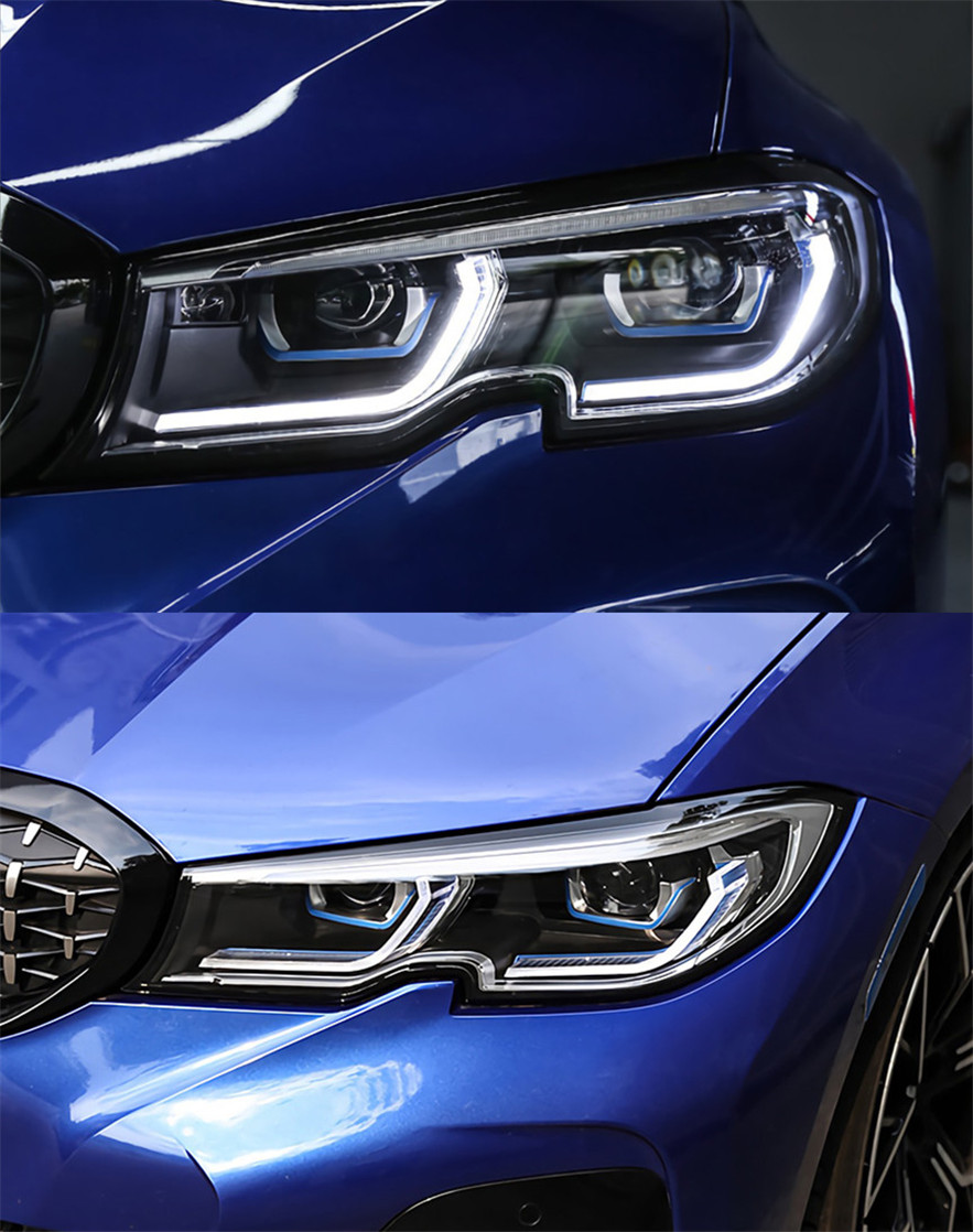 Car Lights Parts For BMW G20 G28 3 Series 20 19-2022 M3 Laser Head lamps LED Headlight LED Dual Beam Lens