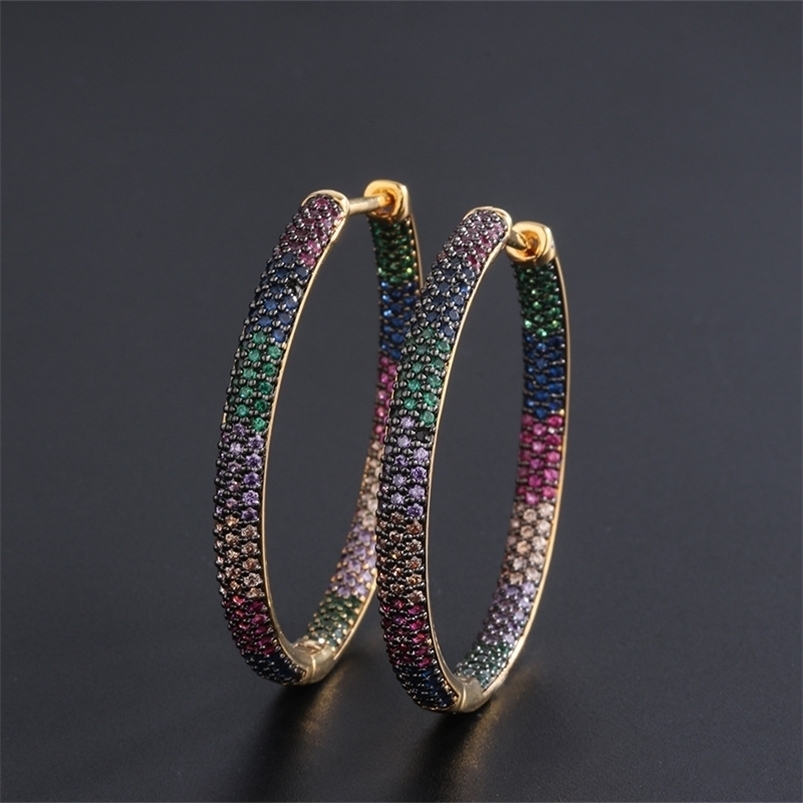 Hoop Huggie Funmode Trendy Two Tones Rainbow Cubic Zirconia Earrings For Women Hip pendientes mujer Wholesale FE53 221010
Hoop Huggie Funmode Trendy Two Tones Rainbow Cubic Zirconia Earrings For Women Hip pendientes mujer Wholesale FE53 221010
