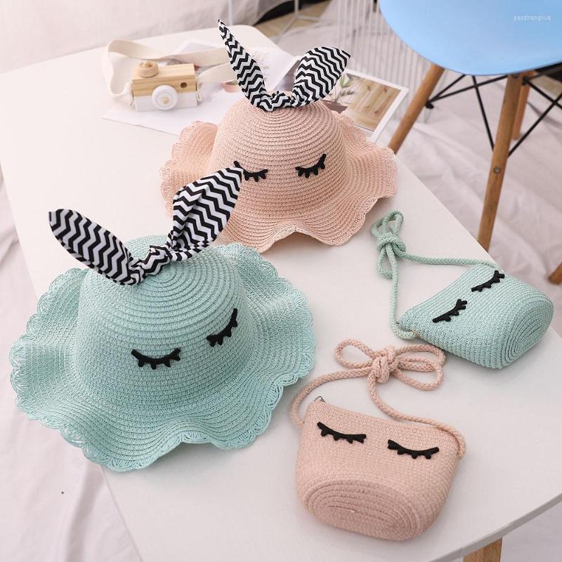 Hats Summer Baby Casual Eyes Straw Hat And Bags Children Kids Girl 2pcs Set Butterfly Sun Shoulder Bag For Beach, Pink
Hats Summer Baby Casual Eyes Straw Hat And Bags Children Kids Girl 2pcs Set Butterfly Sun Shoulder Bag For Beach, Pink