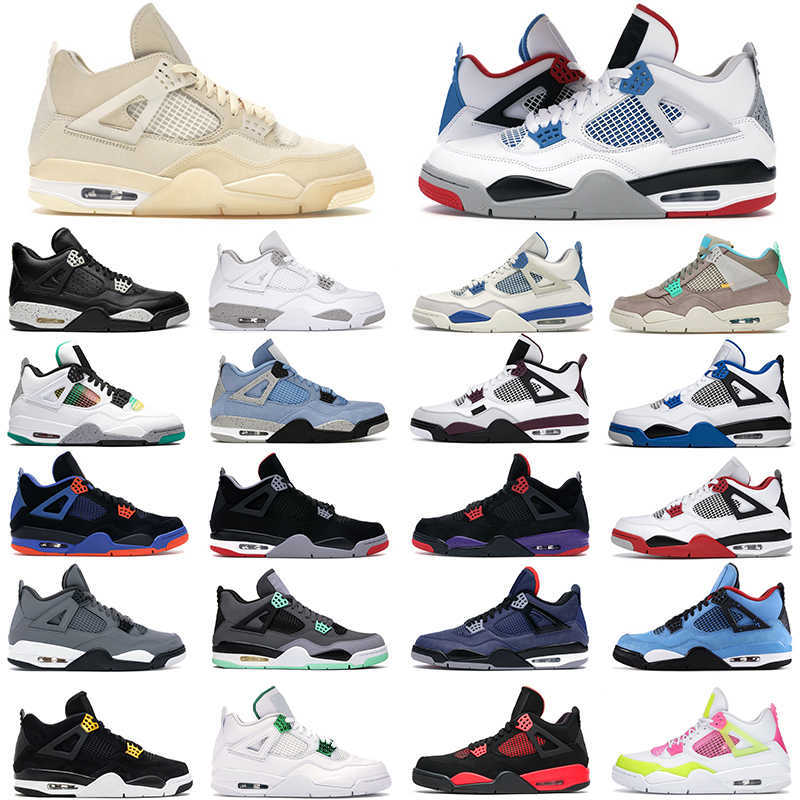 Mens womens 4 Basketball shoes 4s University Blue Royalty Pure Money Metallic Red White Cement Toro Bravo Starfish What The Br air designer shoe OG
Mens womens 4 Basketball shoes 4s University Blue Royalty Pure Money Metallic Red White Cement Toro Bravo Starfish What The Br air designer shoe OG