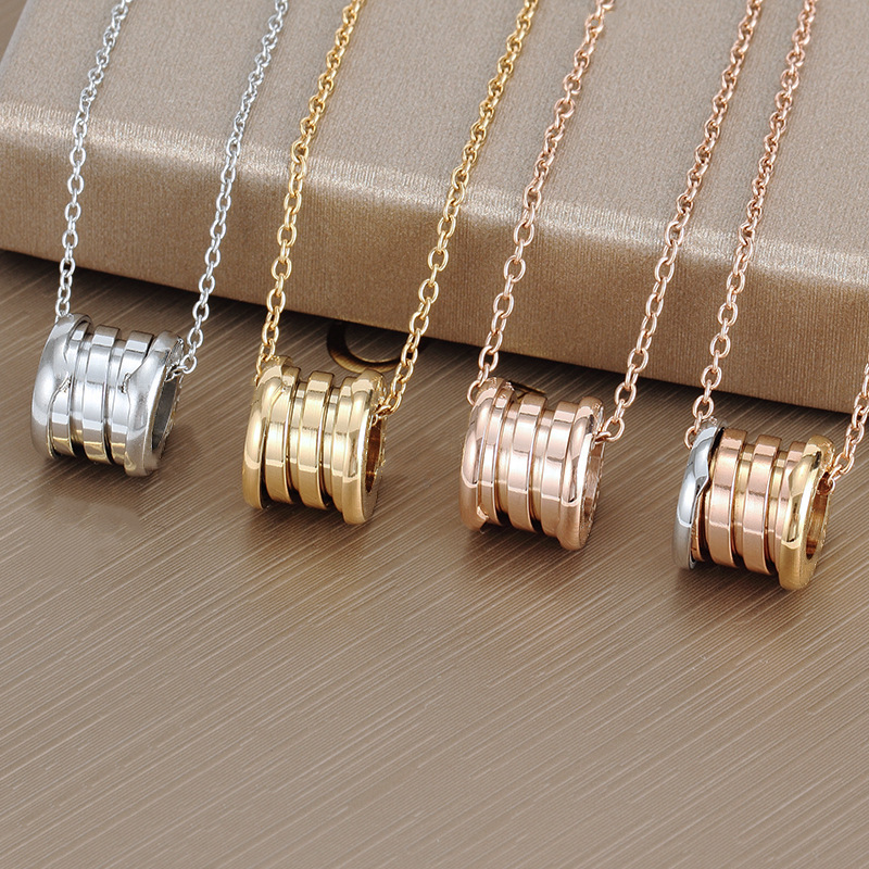 Designer Spiral Tubular Spring Pendant Necklace Stainless Steel Design Women Fashion Jewelry BVL for Lovers Party Gift Wholesale
Designer Spiral Tubular Spring Pendant Necklace Stainless Steel Design Women Fashion Jewelry BVL for Lovers Party Gift Wholesale