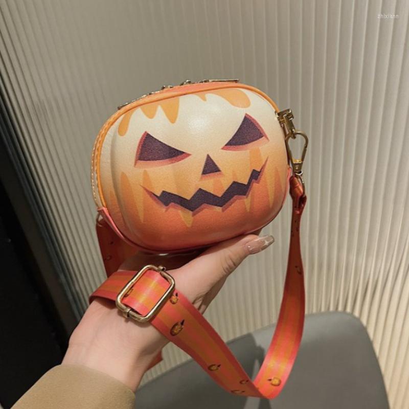 Evening Bags Cartoon Pumpkin Women's Shoulder Bag Cute Funny Female Girls Small Crossbody Kawaii Round Purse Handbags For Halloween
Evening Bags Cartoon Pumpkin Women's Shoulder Bag Cute Funny Female Girls Small Crossbody Kawaii Round Purse Handbags For Halloween