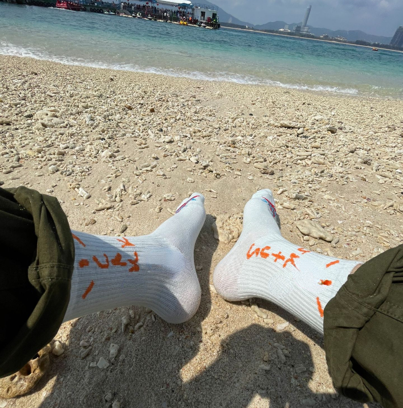 Fashion Brand Socks Three Colors Cotton Sports High Street Stockings for Men and Women