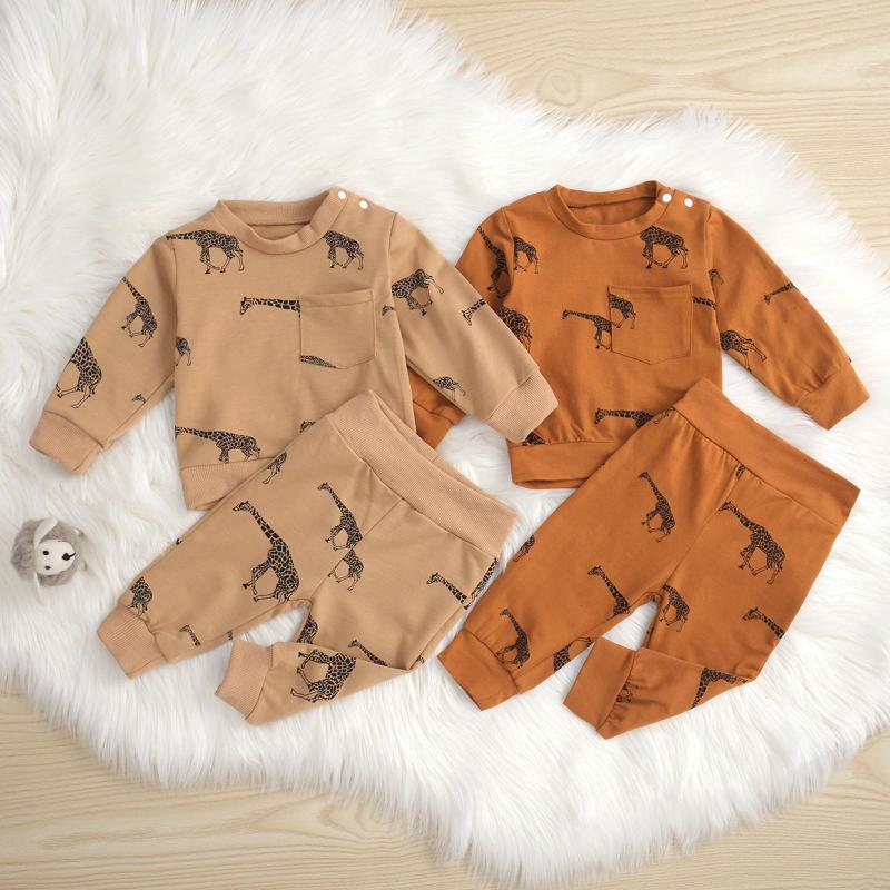 Clothing Sets Ma&Baby 3-24M Infant Born Baby Boys Clothes Set Giraffe Long Sleeve Sweatshirt Pants Casual Autumn Spring Outfits D84
Clothing Sets Ma&Baby 3-24M Infant Born Baby Boys Clothes Set Giraffe Long Sleeve Sweatshirt Pants Casual Autumn Spring Outfits D84
