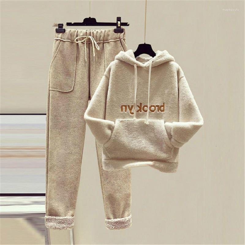 Women's Two Piece Pants Winter Cashmere Women Set 2022 Home Clothes 2 Sets Outfits Thicken Pullover Hoodies Sweatshirts Suit For, Navy-black
Women's Two Piece Pants Winter Cashmere Women Set 2022 Home Clothes 2 Sets Outfits Thicken Pullover Hoodies Sweatshirts Suit For, Navy-black