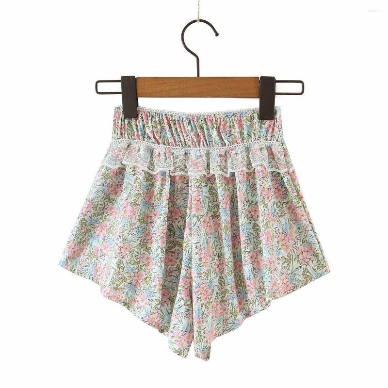 Women' Tracksuits Silk Lace Printed Small Shirt Elastic Waist Shorts Set, Light green
Women' Tracksuits Silk Lace Printed Small Shirt Elastic Waist Shorts Set, Light green