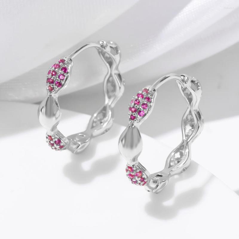Hoop Earrings ESSFF GorgeousSilver Color Red Crystal For Women High-Grade Jewelry Lady Fashion Gift Party Round Circle Earings
Hoop Earrings ESSFF GorgeousSilver Color Red Crystal For Women High-Grade Jewelry Lady Fashion Gift Party Round Circle Earings