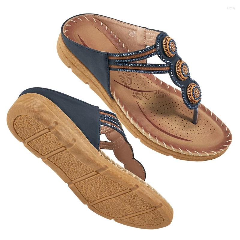 Sandals Women Flat Bohemian Beaded Summer Shoes Outdoor Comfortable Slip On Femlae Beach Sandal Flip Flops, Beige
Sandals Women Flat Bohemian Beaded Summer Shoes Outdoor Comfortable Slip On Femlae Beach Sandal Flip Flops, Beige
