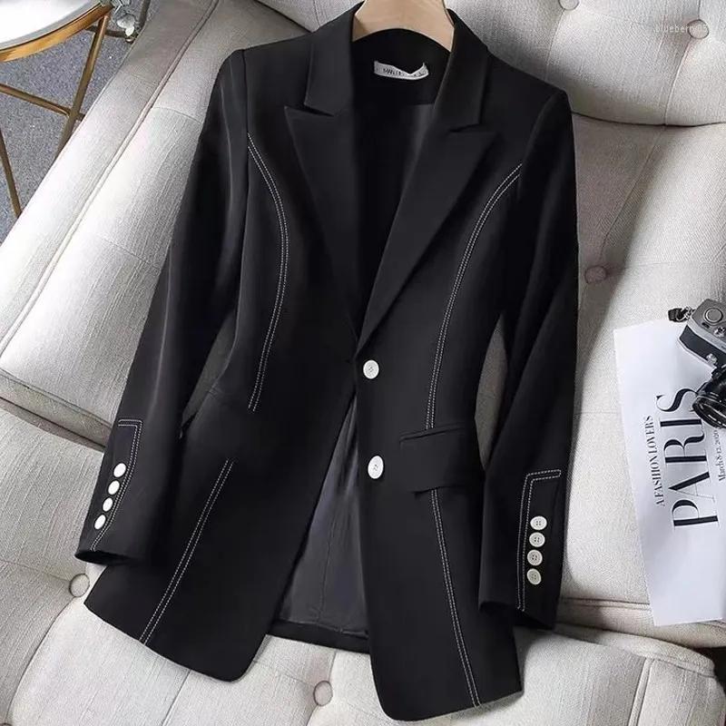 Women' Suits Black Slim Blazer Jacket Women' 2022 Spring Autumn Fashion Temperament Blazers Coat Single Breasted Casual Female Outwear, White
Women' Suits Black Slim Blazer Jacket Women' 2022 Spring Autumn Fashion Temperament Blazers Coat Single Breasted Casual Female Outwear, White