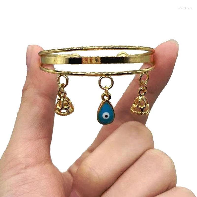 Bangle Small For Girls/Baby Dubai Gold Color Charm Eye Bracelet African Bell Jewelry Child Party Gifts
Bangle Small For Girls/Baby Dubai Gold Color Charm Eye Bracelet African Bell Jewelry Child Party Gifts