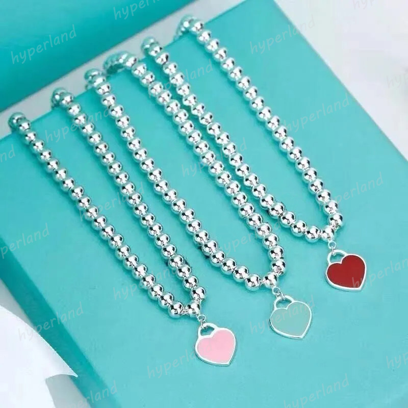 Heart Pendants Charm Bracelet For Women Designer Love Bracelets 3 Colors Woman Jewelry 925 Silver Ball Chains Party T Band With Box
Heart Pendants Charm Bracelet For Women Designer Love Bracelets 3 Colors Woman Jewelry 925 Silver Ball Chains Party T Band With Box