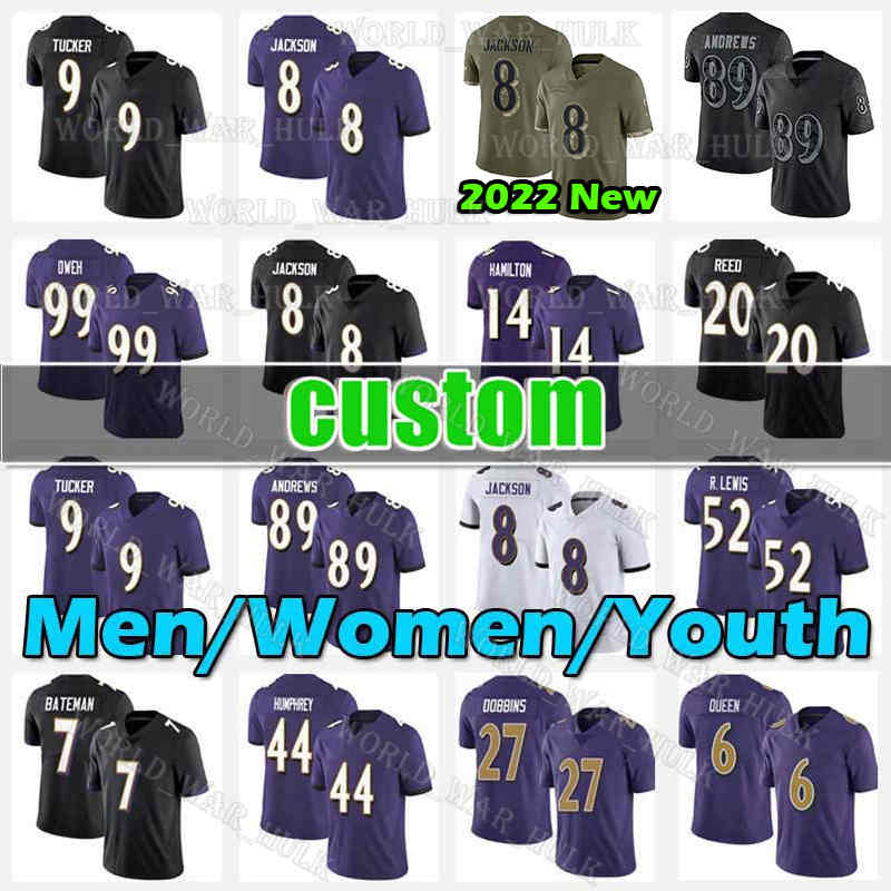 89 Mark Andrews Football Jersey 64 Tyler Linderbaum Lamar Jackson Patrick Queen Ricard Odafe Oweh Marcus Williams R.LEWIS Isaiah Likely Devin Duvernay Tony Siragusa, Custom youth (w y)
89 Mark Andrews Football Jersey 64 Tyler Linderbaum Lamar Jackson Patrick Queen Ricard Odafe Oweh Marcus Williams R.LEWIS Isaiah Likely Devin Duvernay Tony Siragusa, Custom youth (w y)
