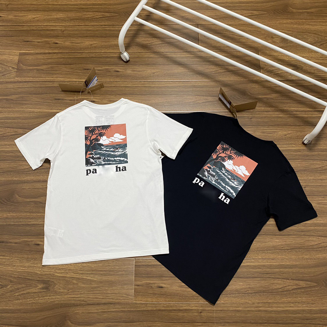 Men' T-Shirts Spring and summer new wave surfing holiday men' and women' cotton casual short sleeved T-shirt, Black
Men' T-Shirts Spring and summer new wave surfing holiday men' and women' cotton casual short sleeved T-shirt, Black