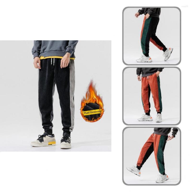 Men's Pants Stylish Men Sweatpants Contrast Color Autumn Winter Thicken Warm, Black
Men's Pants Stylish Men Sweatpants Contrast Color Autumn Winter Thicken Warm, Black