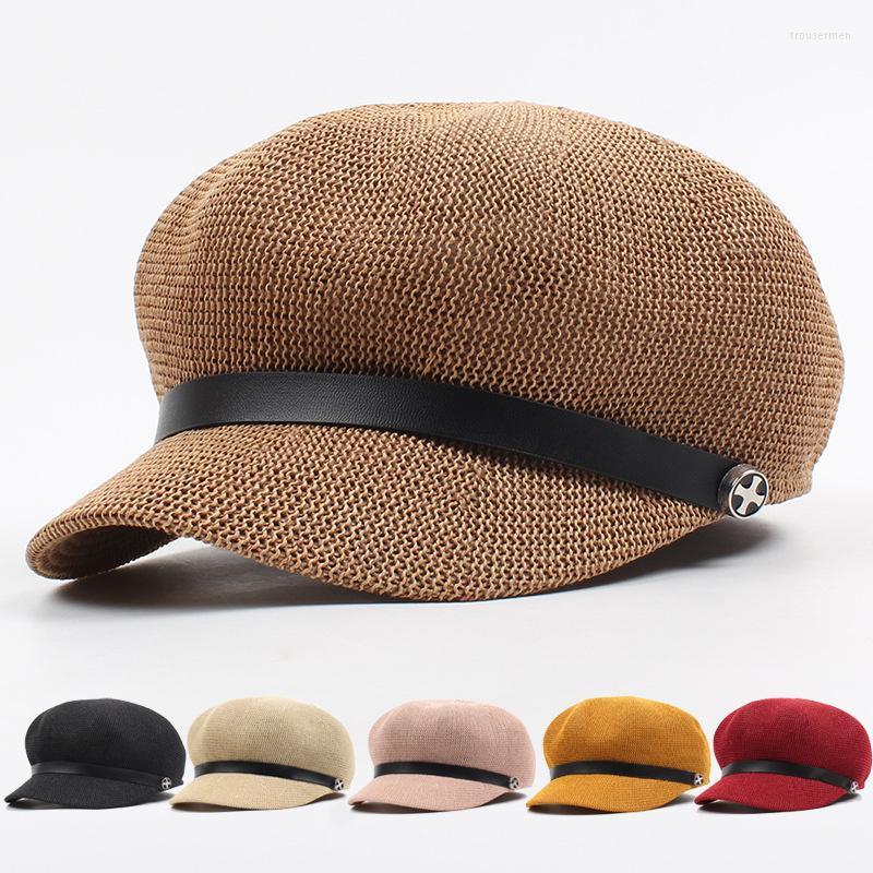 Berets Octagonal Cap Straw Women Summer Thin Sboy Painter Adjustable Rope Knitted Beret Mesh Breathable BoinasBerets, Black
Berets Octagonal Cap Straw Women Summer Thin Sboy Painter Adjustable Rope Knitted Beret Mesh Breathable BoinasBerets, Black