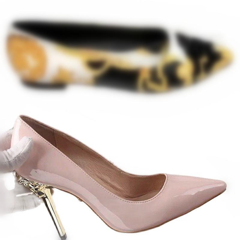 2022 Ladies heel Shoes Women 'S Pumps Work Shoe Fashion Spring Autumn Pointed Toe Gold Office HeadStrap on high Black White Patent Leather Dress, Picture color
2022 Ladies heel Shoes Women 'S Pumps Work Shoe Fashion Spring Autumn Pointed Toe Gold Office HeadStrap on high Black White Patent Leather Dress, Picture color