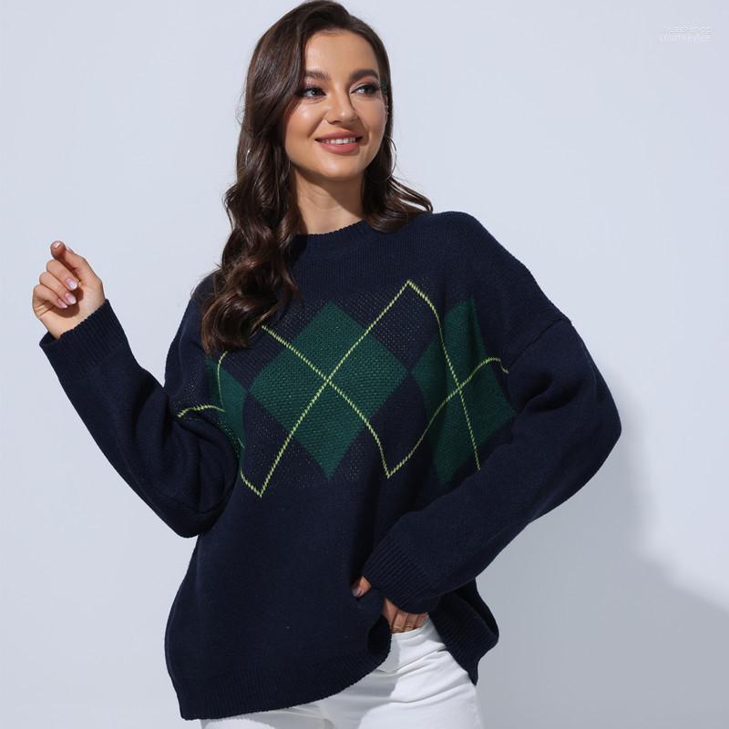 Women's Sweaters Women's Autumn Winter O-Neck Loose Casual Pullovers Wool All-match Warm Tops Preppy Style Cotton Argyle Women Knitted, Black
Women's Sweaters Women's Autumn Winter O-Neck Loose Casual Pullovers Wool All-match Warm Tops Preppy Style Cotton Argyle Women Knitted, Black