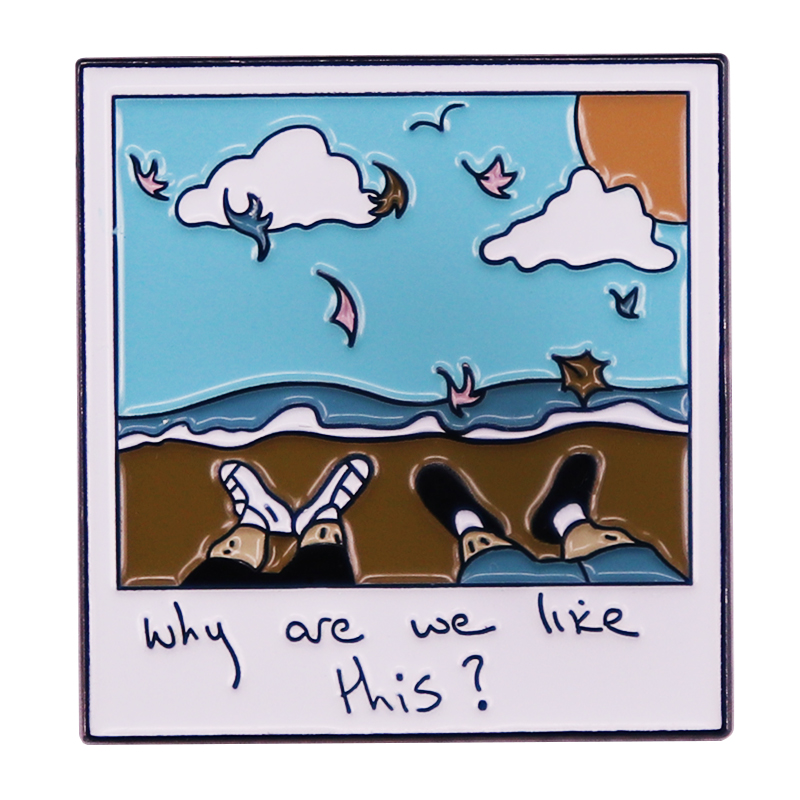 Why Are We Like This Heartstopper Enamel Pin Hot Manga Comic Badge LGBT Love BL Brooch Gift Backpack Decoration Jewelry, As picture
Why Are We Like This Heartstopper Enamel Pin Hot Manga Comic Badge LGBT Love BL Brooch Gift Backpack Decoration Jewelry, As picture