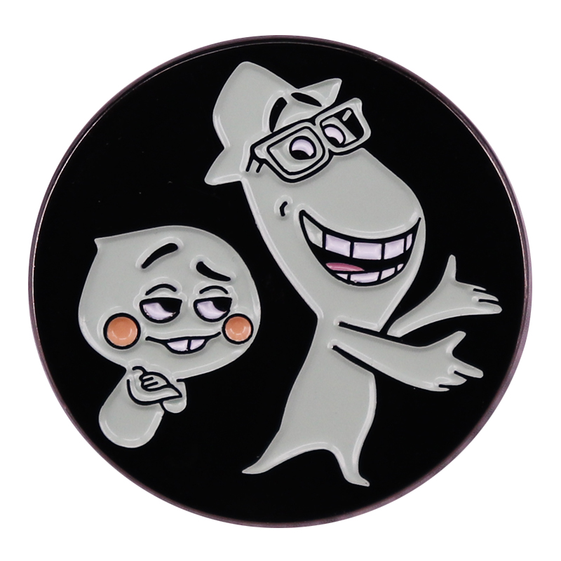 Cute Cartoon Soul Ghost Enamel Pin Movie Badge Brooch Gift Backpack Decoration Jewelry, As picture
Cute Cartoon Soul Ghost Enamel Pin Movie Badge Brooch Gift Backpack Decoration Jewelry, As picture