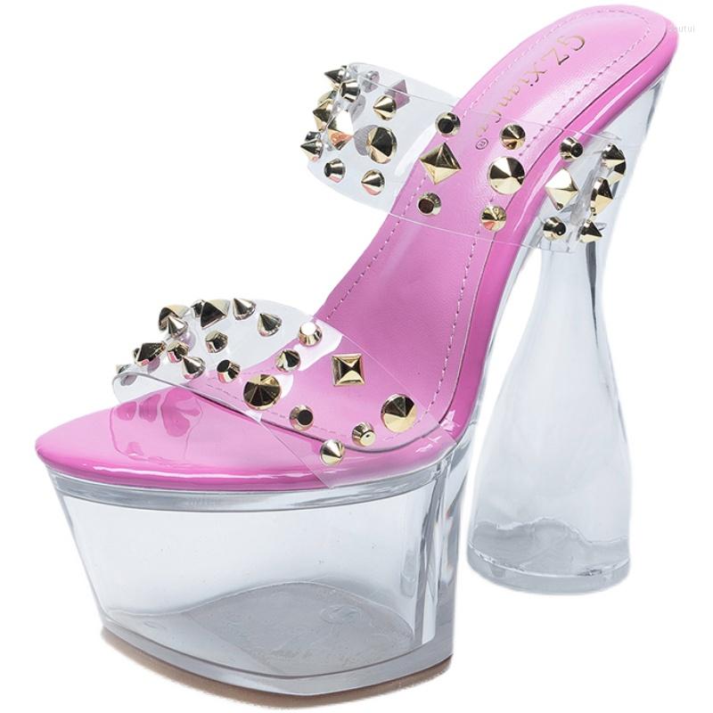 Dress Shoes Super High Heels 17cm Crystal Heel Platform Rivet Transparent Clear Women Sandals, Black
Dress Shoes Super High Heels 17cm Crystal Heel Platform Rivet Transparent Clear Women Sandals, Black