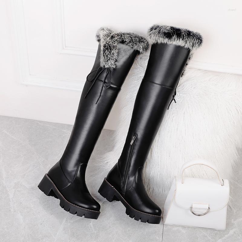 Boots Women Non-slip Waterproof Winter Snow Ladies Platform Over The Knee Fashion Low Heels Warm Fur Plush Long Boot, 2 brown
Boots Women Non-slip Waterproof Winter Snow Ladies Platform Over The Knee Fashion Low Heels Warm Fur Plush Long Boot, 2 brown