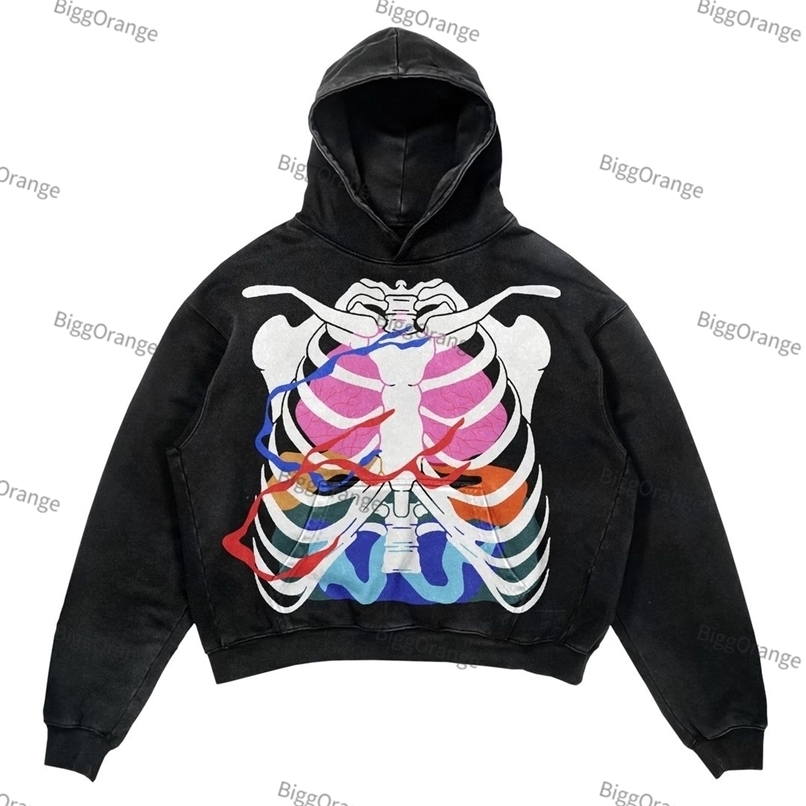 Men's Hoodies Sweatshirts Fall Skull Print Fashion Loose Casual Men and Women Sweater Street Hip-Hop Retro Hoodie harajuku hoodie demon slayer 221008
Men's Hoodies Sweatshirts Fall Skull Print Fashion Loose Casual Men and Women Sweater Street Hip-Hop Retro Hoodie harajuku hoodie demon slayer 221008