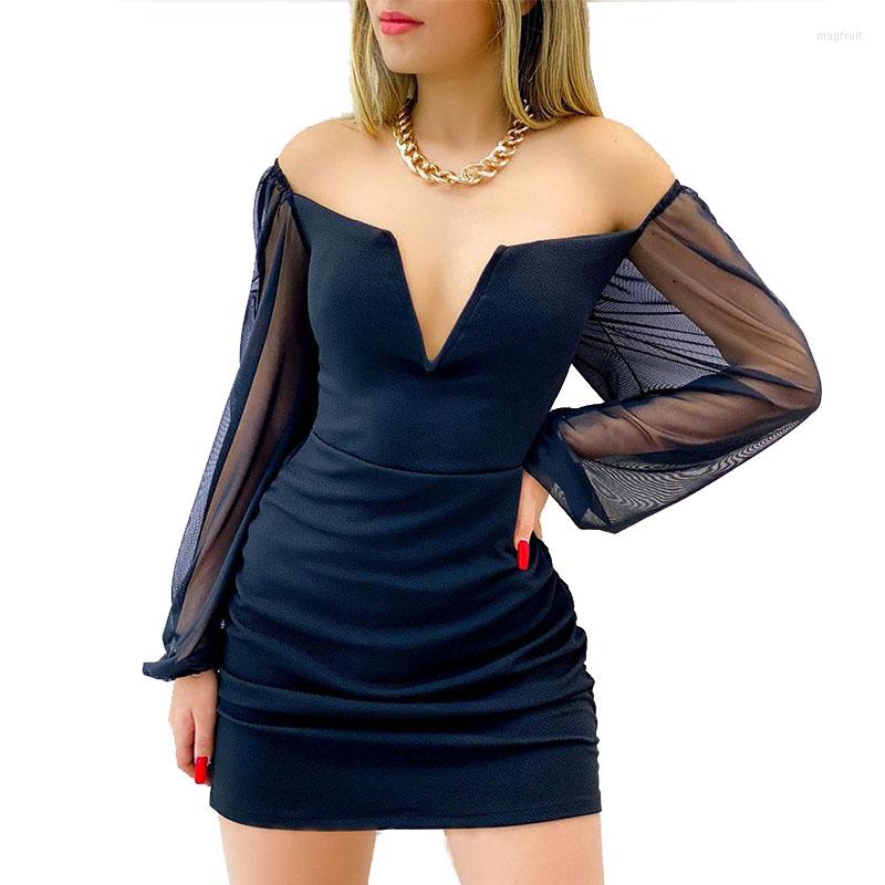 Casual Dresses Donsignet Women Dress 2022 Autumn Black Mesh Stitching Long Sleeve Off Shoulder Tight Fashion Vestido Feminino
Casual Dresses Donsignet Women Dress 2022 Autumn Black Mesh Stitching Long Sleeve Off Shoulder Tight Fashion Vestido Feminino
