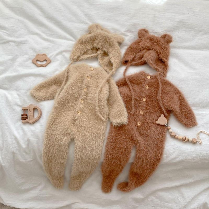 Jackets 3870C Baby Jumpsuit Cute Velvet Clothes 2022 Autumn And Winter Costume Imitation Mink Boy One Piece, Brown
Jackets 3870C Baby Jumpsuit Cute Velvet Clothes 2022 Autumn And Winter Costume Imitation Mink Boy One Piece, Brown
