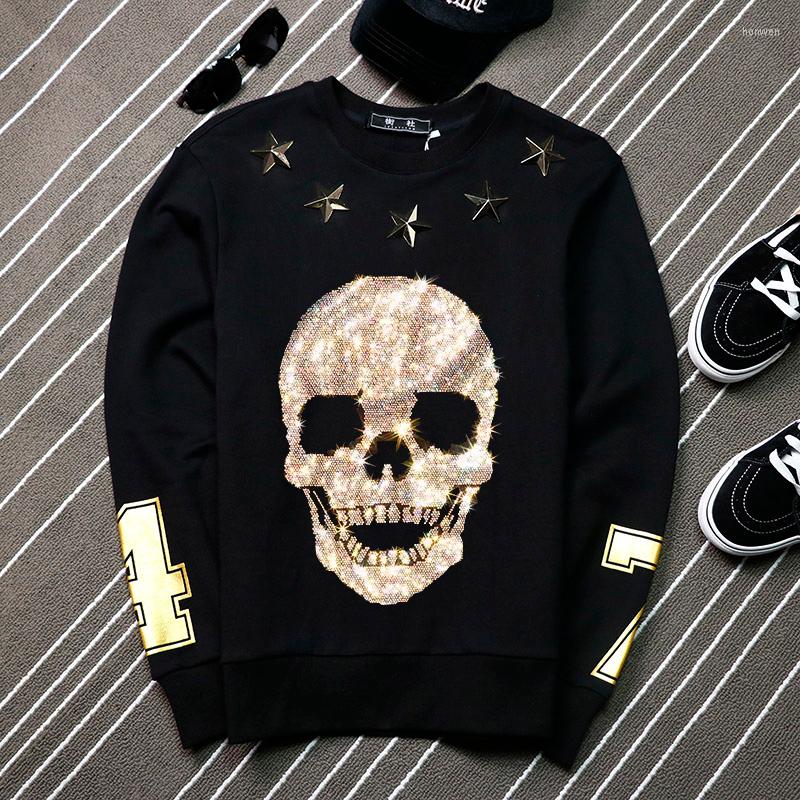 Men's Hoodies Hip-Hop Street Trend Men's Round Neck Metal Decorative Hoodie High-End Diamond-Studded Brand Pullover Autumn And Winter, As shown asian size
Men's Hoodies Hip-Hop Street Trend Men's Round Neck Metal Decorative Hoodie High-End Diamond-Studded Brand Pullover Autumn And Winter, As shown asian size