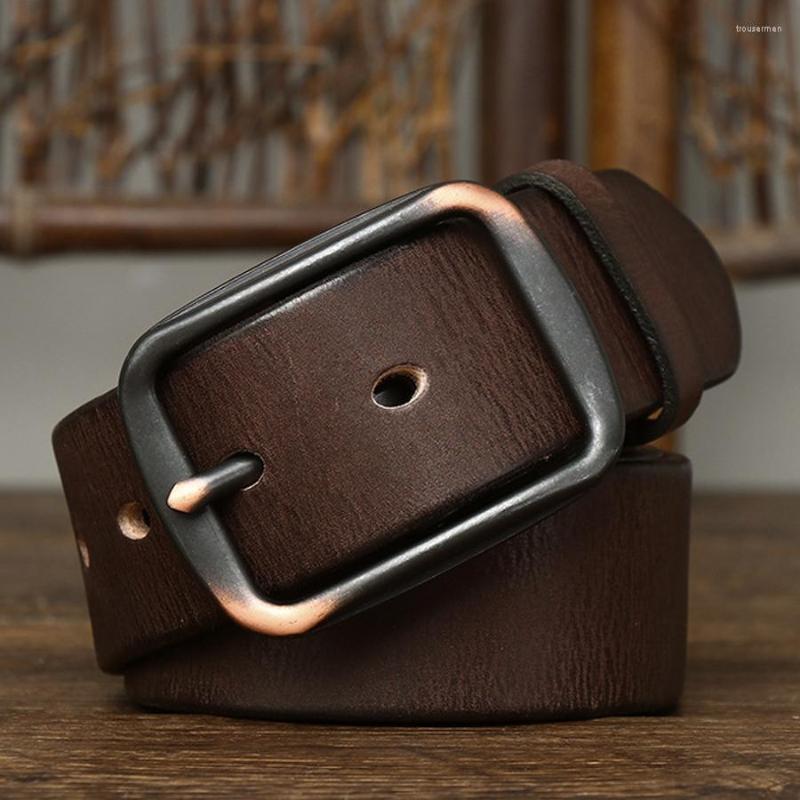 Belts 3.8CM Natural Cowskin Genuine Leather Male Belt Quality Black Buckle Original For Jeans Vintage Cowhide
Belts 3.8CM Natural Cowskin Genuine Leather Male Belt Quality Black Buckle Original For Jeans Vintage Cowhide