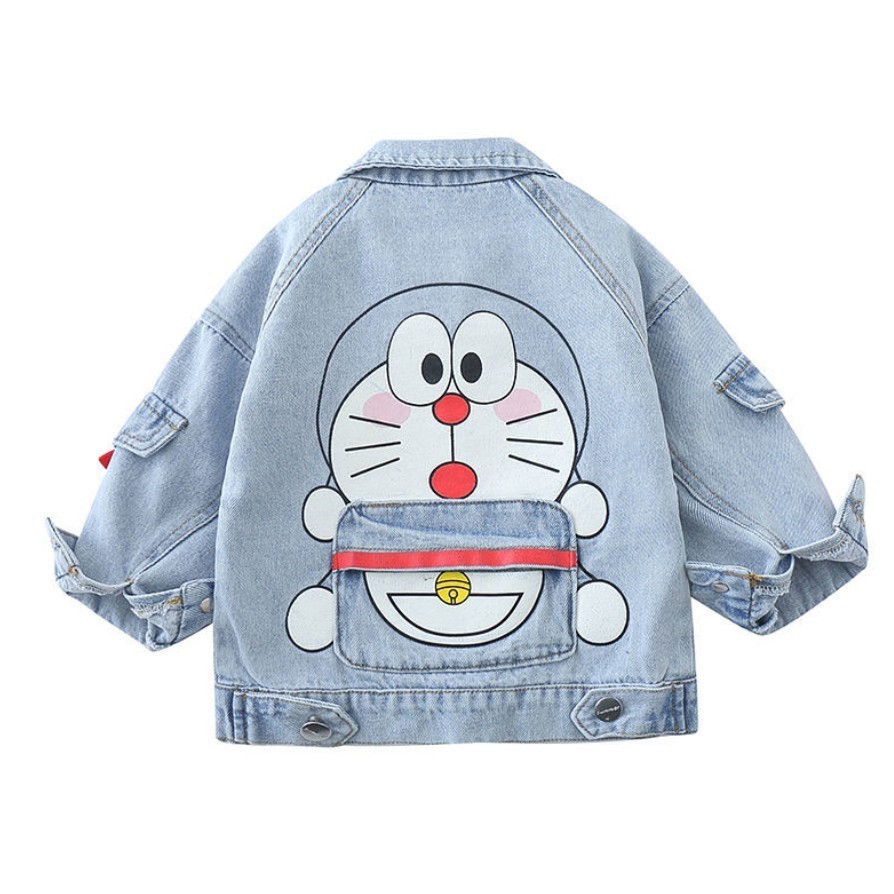 Jackets Spring Autumn Baby Boys Girls Doraemon Cartoon Denim Coats Clothes Children Cowboy Jean Outerwear Kids Clothing 221010, A-1
Jackets Spring Autumn Baby Boys Girls Doraemon Cartoon Denim Coats Clothes Children Cowboy Jean Outerwear Kids Clothing 221010, A-1