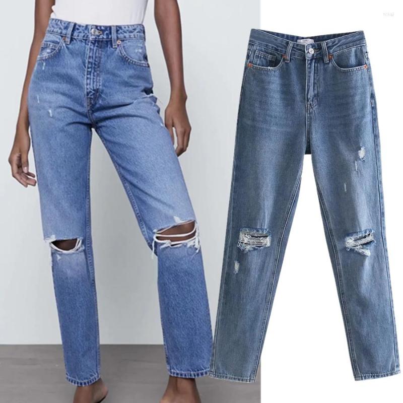 Women's Jeans Elmsk Ripped For Women 2022 High Street Vintage Hole Woman England Style Fashion Washed Regular Waist, Blue
Women's Jeans Elmsk Ripped For Women 2022 High Street Vintage Hole Woman England Style Fashion Washed Regular Waist, Blue