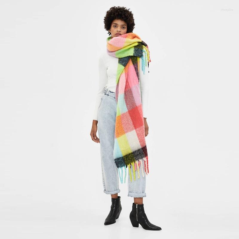 Scarves Color Plaid Cashmere Scarf For Women In Winter 2022. Long Rainbow Shawl Autumn And Winter. Warm
Scarves Color Plaid Cashmere Scarf For Women In Winter 2022. Long Rainbow Shawl Autumn And Winter. Warm