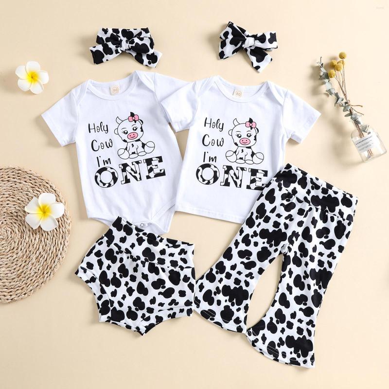 Clothing Sets FOCUSNORM 0-18M Baby Girls Boys Clothes 3pcs Letter Cow Printed Short Sleeve Romper/T Shirts Shorts/Flare Pants
Clothing Sets FOCUSNORM 0-18M Baby Girls Boys Clothes 3pcs Letter Cow Printed Short Sleeve Romper/T Shirts Shorts/Flare Pants