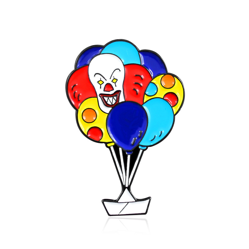 Personalized Color Cartoon Balloon Brooches for Children Play Circus Horror Clown Design Alloy Badge Cartoon Enamel Pins
Personalized Color Cartoon Balloon Brooches for Children Play Circus Horror Clown Design Alloy Badge Cartoon Enamel Pins