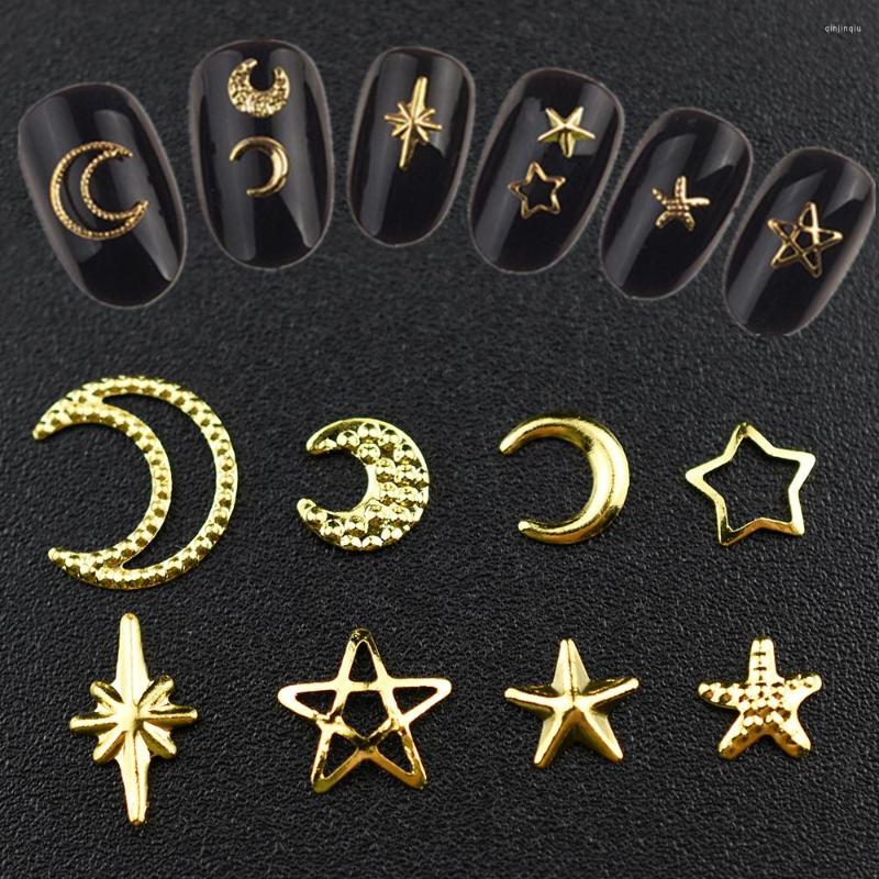 Nail Art Decorations 1000Pcs Gold Star Moon Glitter Charms Metal Slice Rivet DIY 3D Flat Back Nails Jewelry Accessories
Nail Art Decorations 1000Pcs Gold Star Moon Glitter Charms Metal Slice Rivet DIY 3D Flat Back Nails Jewelry Accessories