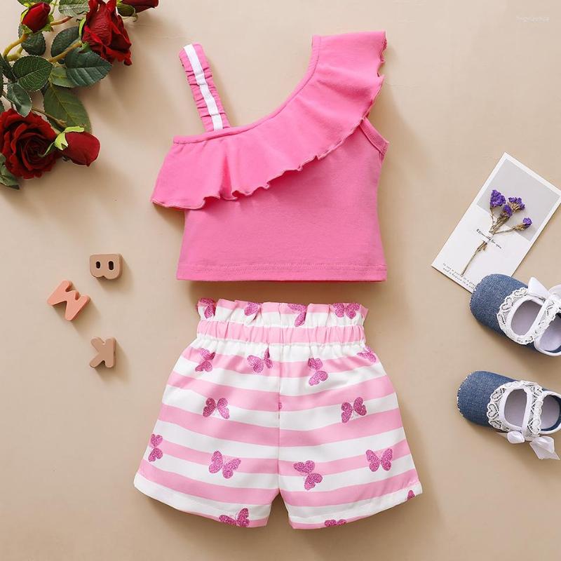 Clothing Sets Summer Fashion Toddler Baby Girl Kid Clothes Off Shoulder Tops Colorful Striped Pants Outfits Set 1-6Y
Clothing Sets Summer Fashion Toddler Baby Girl Kid Clothes Off Shoulder Tops Colorful Striped Pants Outfits Set 1-6Y