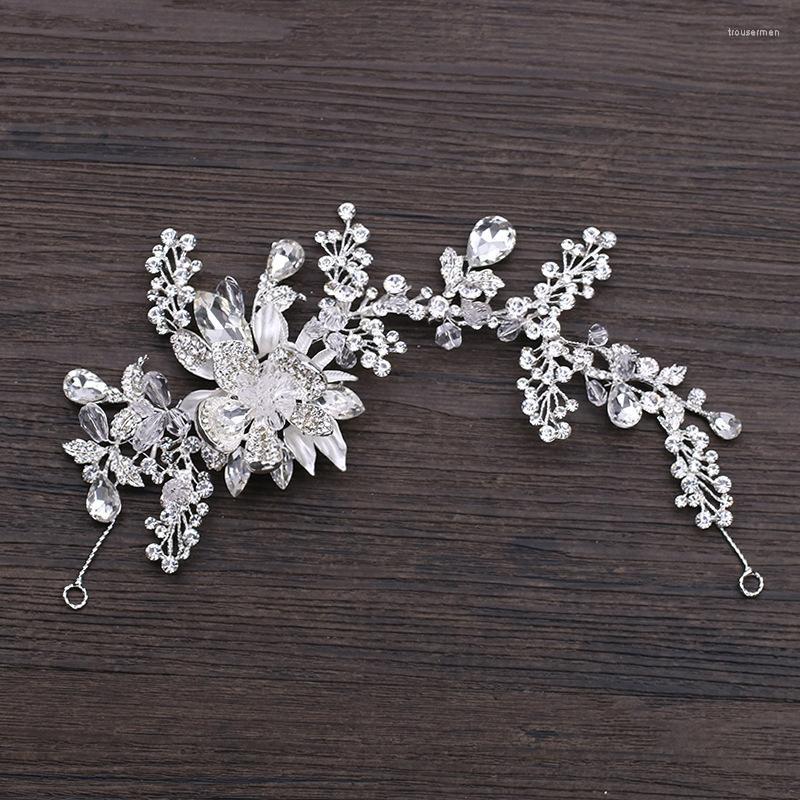 Headpieces Crystal Headpiece Silver Gold Flower Headband Bridal Wedding Dress AccessoriesHeadpieces
Headpieces Crystal Headpiece Silver Gold Flower Headband Bridal Wedding Dress AccessoriesHeadpieces